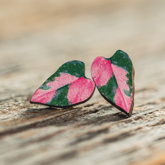 Pink Princess Stud Earrings