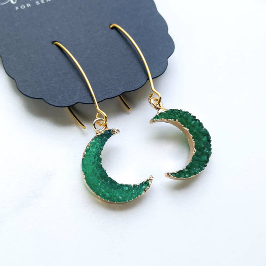 Waxing and Waning Moon Earrings