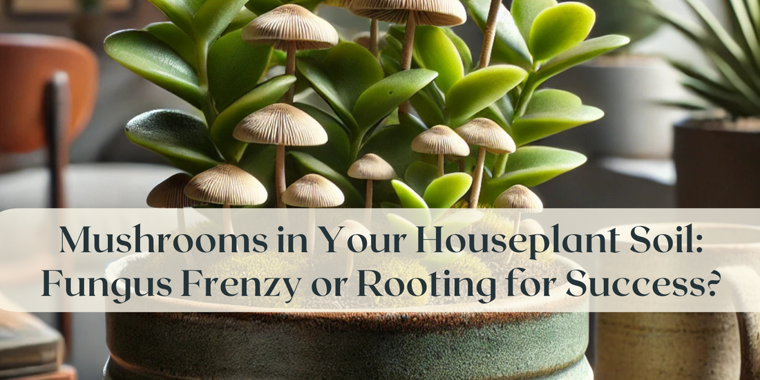 Mushrooms in Your Houseplant Soil: Fungus Frenzy or Rooting for Success