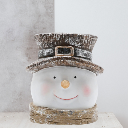 Snowman Planter