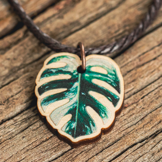 Thai Constellation Monstera Necklace