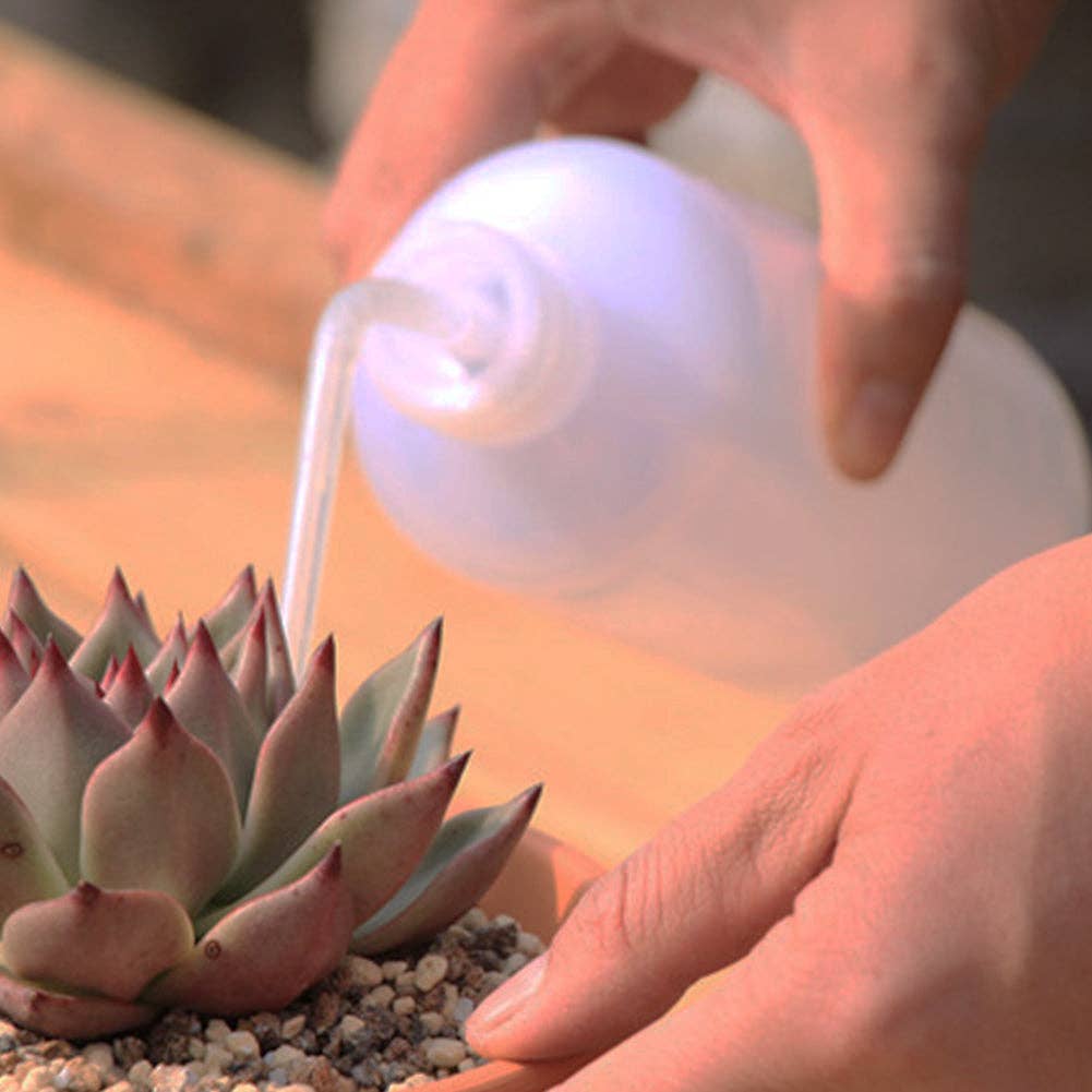 500ml Plastic Squeeze Watering Bottle for Succulent & Cactus