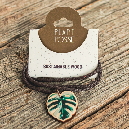 Thai Constellation Monstera Necklace